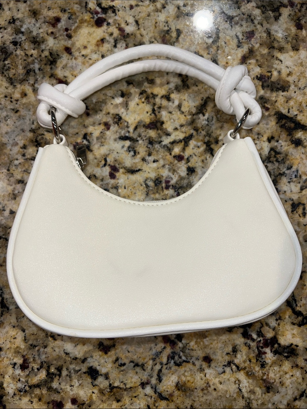 SHEIN White Knotted Handle Mini Shoulder Bag